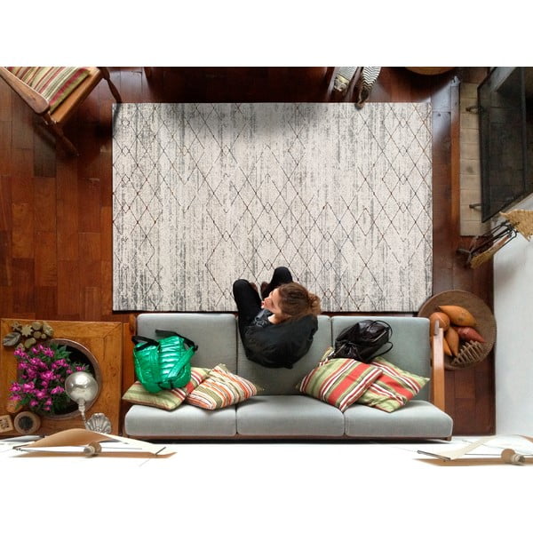 Siva preproga Universal Berlin Geo, 133 x 190 cm-image-1