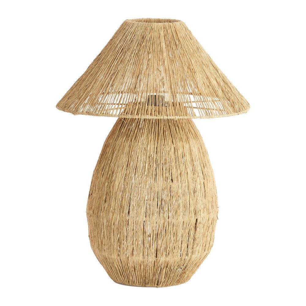 Namizna svetilka v naravni barvi s senčilom iz jute (višina 55 cm) Maruva