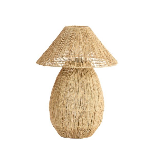 Namizna svetilka v naravni barvi s senčilom iz jute (višina 55 cm) Maruva – Light & Living