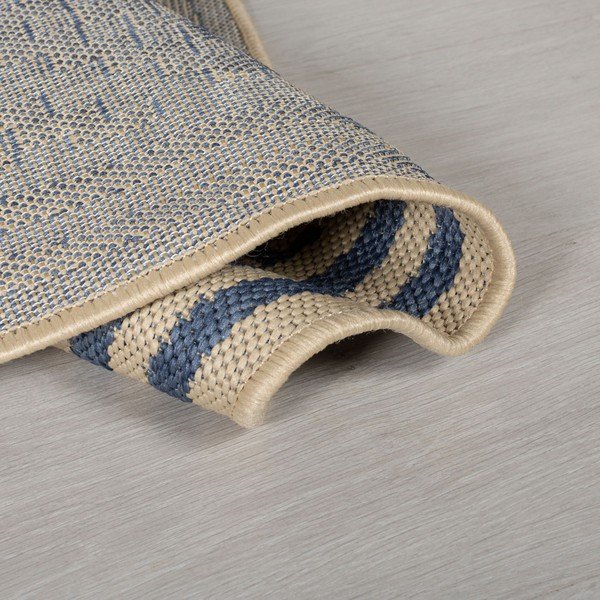 Modro-bež okrogla zunanja preproga ø 160 cm Moretti - Flair Rugs-image-4