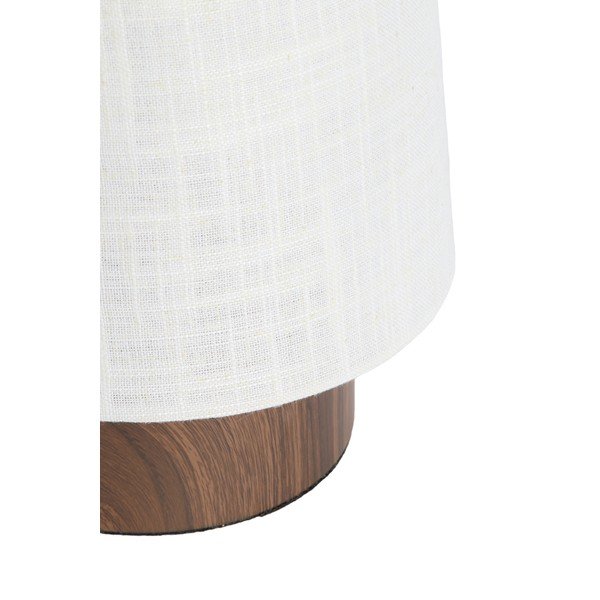 Kremno bela kovinska namizna svetilka s tekstilnim senčilom (višina 42 cm) Howie – Light & Living-image-2