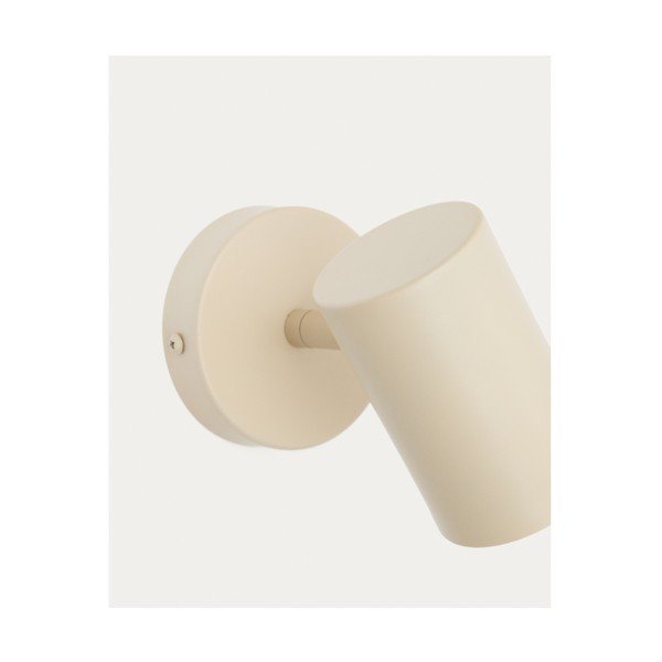 Bež kovinska stenska svetilka Manie – Kave Home-image-2