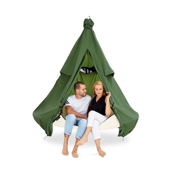 Zelena zaščitna prevleka za gugalnico ø 180 cm - Hangout Pod-image-3