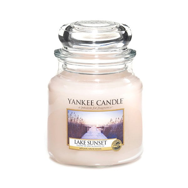 Dišeča sveča Yankee Candle Sunset by the Lake, čas gorenja 65 - 90 ur