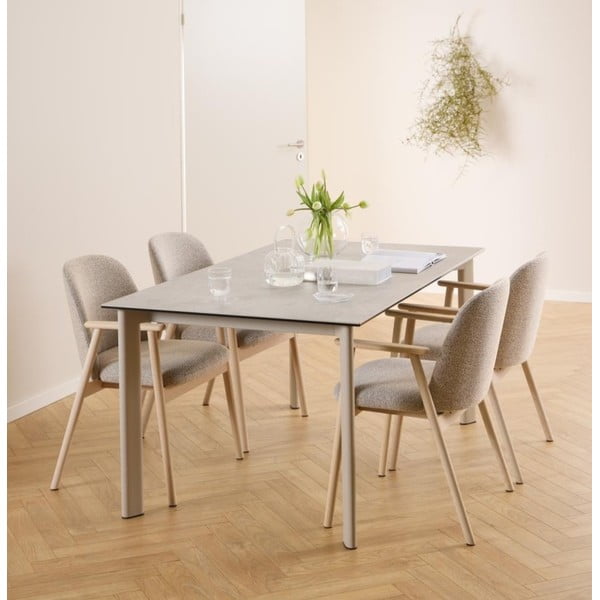 Bež jedilni stol Leo – Actona-image-1