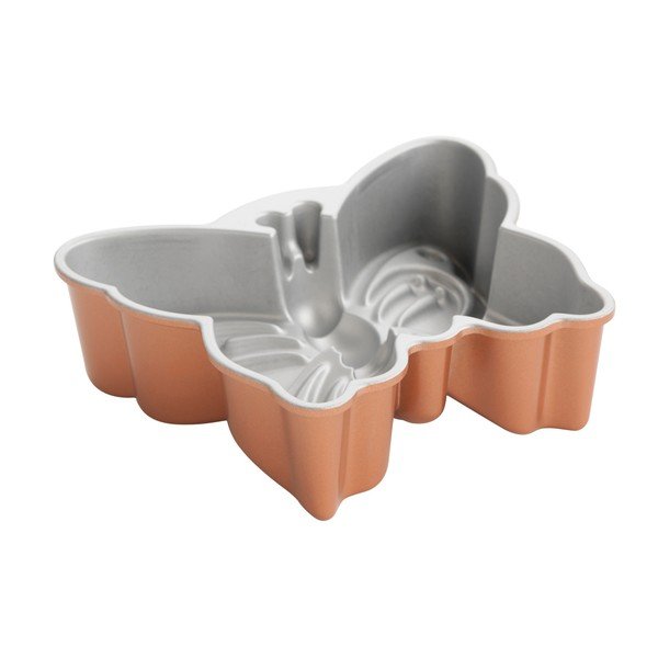 Pekač v obliki metulja Nordic Ware Kalup Butterfly v bakreni barvi, 2,1 l-image-1