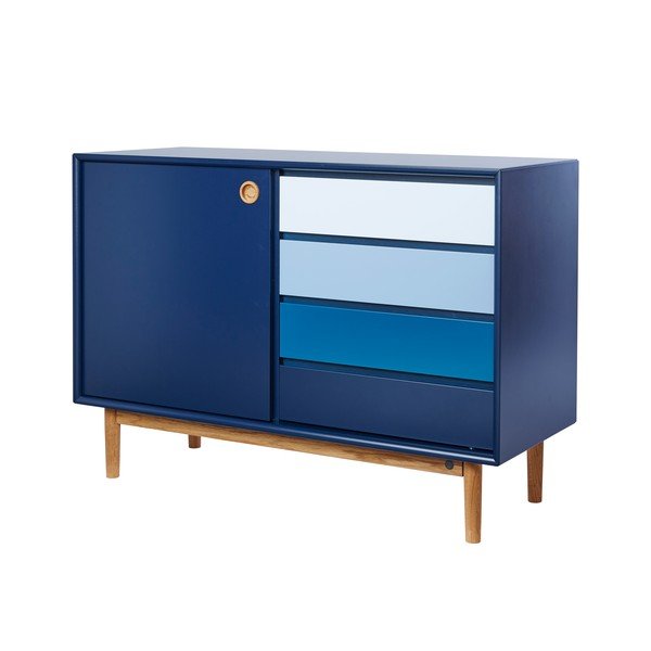 Temno modra komoda Tom Tailor Color Box, 114 x 80 cm-image-2