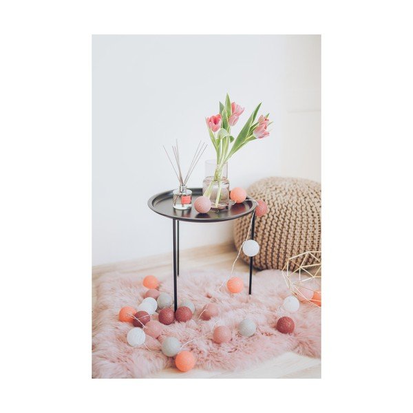 Svetlobna veriga z oranžnimi in roza žarnicami LED LUKKA, 30 luči-image-1