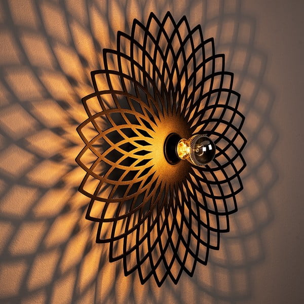 Črna stenska svetilka Fellini – Opviq lights-image-1