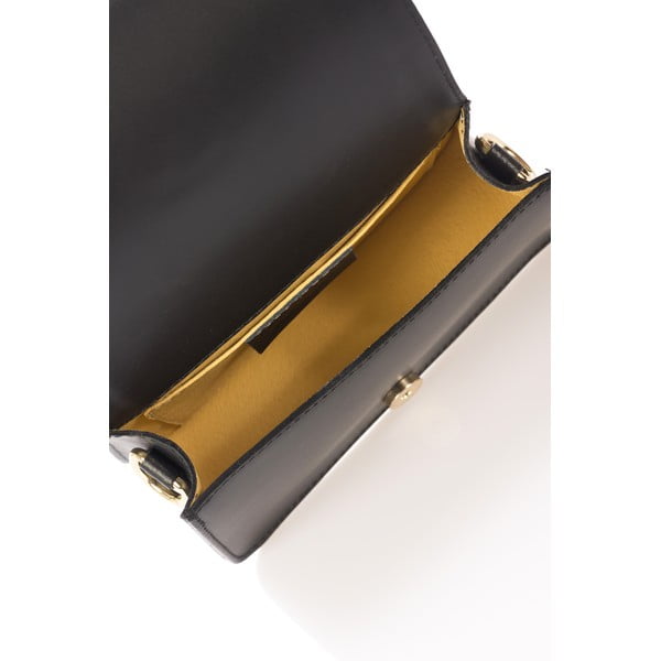 Črna usnjena torbica Giorgio Costa Abelia-image-3