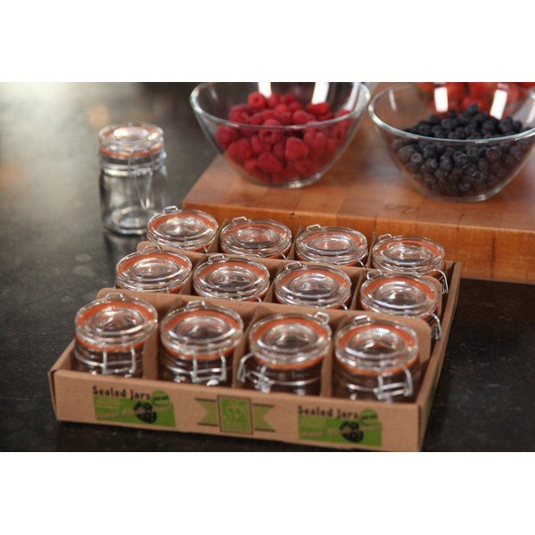 Kozarci za vlaganje v kompletu 12 ks 90 ml – Esschert Design-image-1