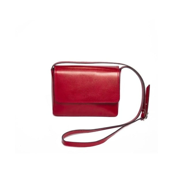 Rdeča usnjena torbica Renata Corsi Julietta