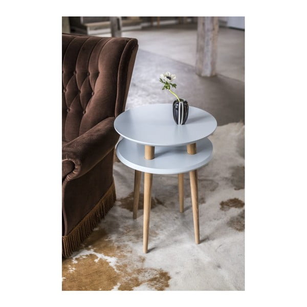 Rožnata stranska mizica Ragaba UFO, Ø 45 cm-image-2