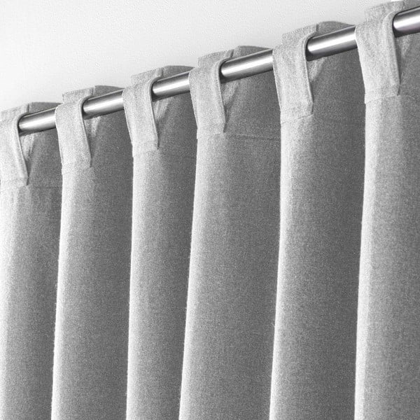 Svetlo siva zavesa 140x240 cm Mistraline – douceur d'intérieur-image-2