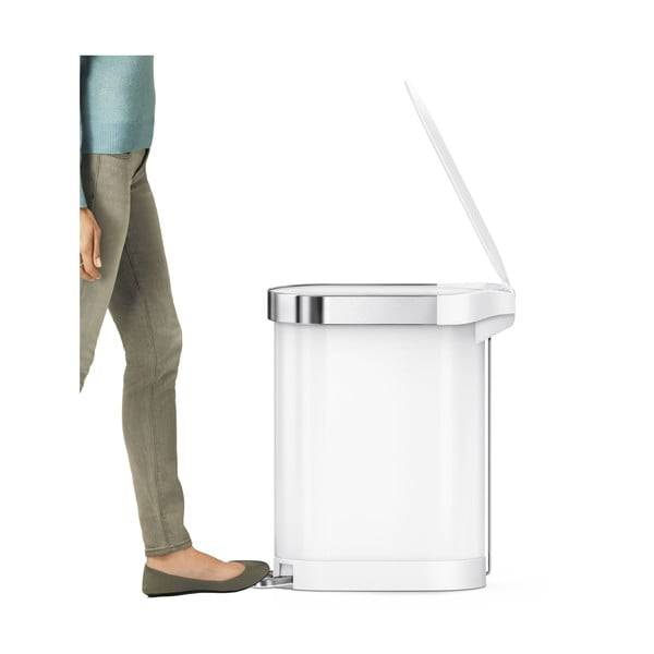 Jekleni koš za odpadke s pedalom 45 l - simplehuman-image-4
