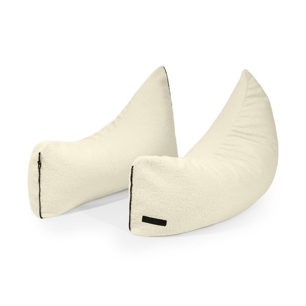 Svetlo siva otroška vreča za sedenje iz tkanine bouclé Clip Clap 90 – SLOWDOWN-image-3