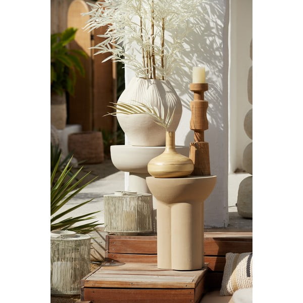 Kovinska okrogla stranska mizica ø 46 cm Mikola – Light & Living-image-1