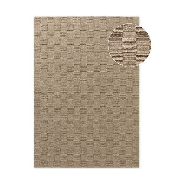 Rjava ročno tkana volnena preproga 120x170 cm Scala – Villeroy&Boch