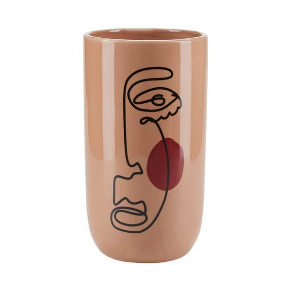 Roza keramična vaza Bahne & CO, višina 22,3 cm