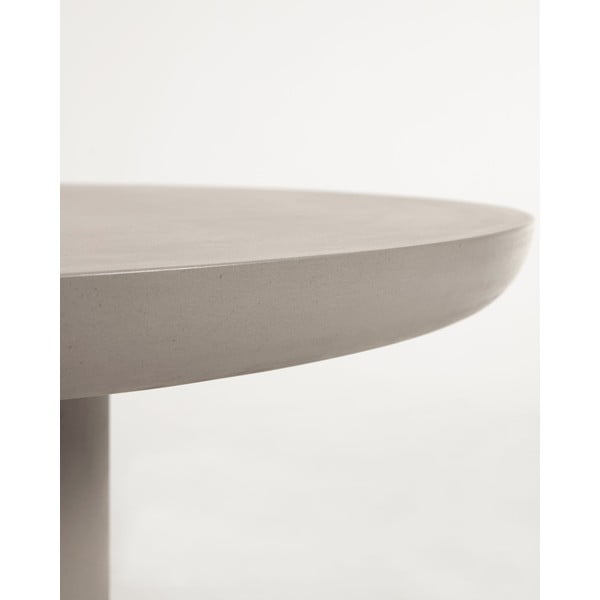 Betonska vrtna miza ø 110 cm Taimi – Kave Home-image-1