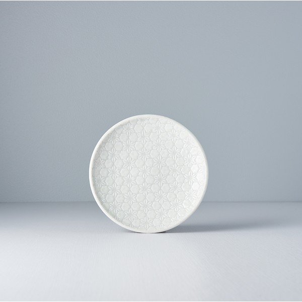 Bel keramičen krožnik MIJ Star, ø 17 cm-image-3