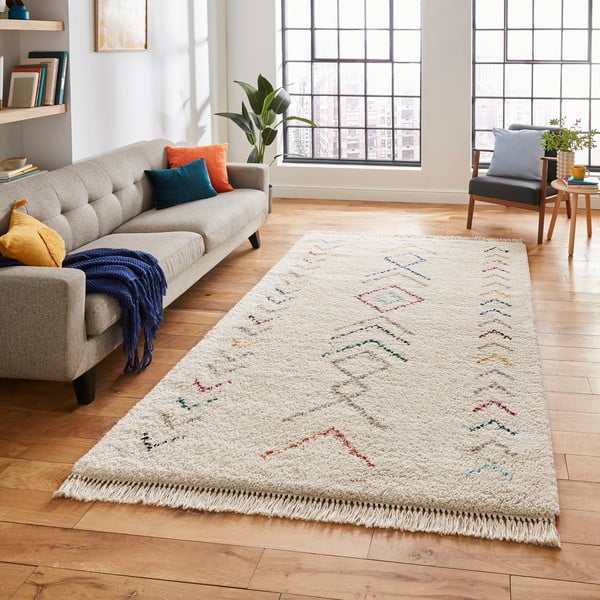 Kremno bela preproga 160x220 cm Boho – Think Rugs-image-2