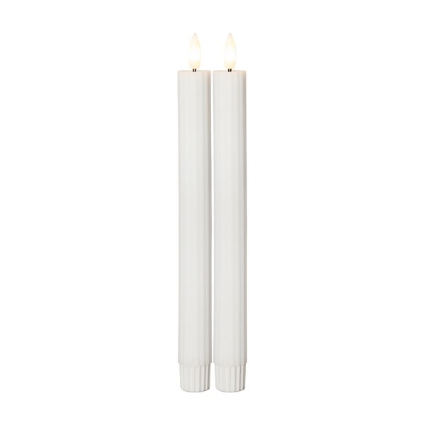 LED sveče v kompletu 2 ks (višina 25 cm) Flamme Stripe – Star Trading
