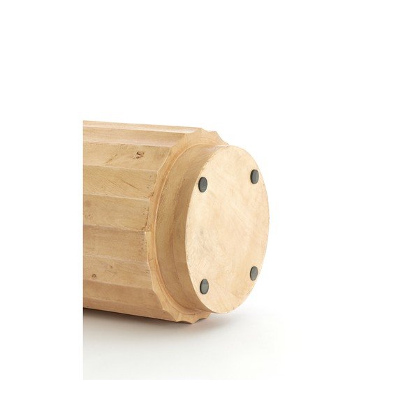 Okrogla stranska mizica iz masivnega manga ø 35 cm Ellena – Light & Living-image-3
