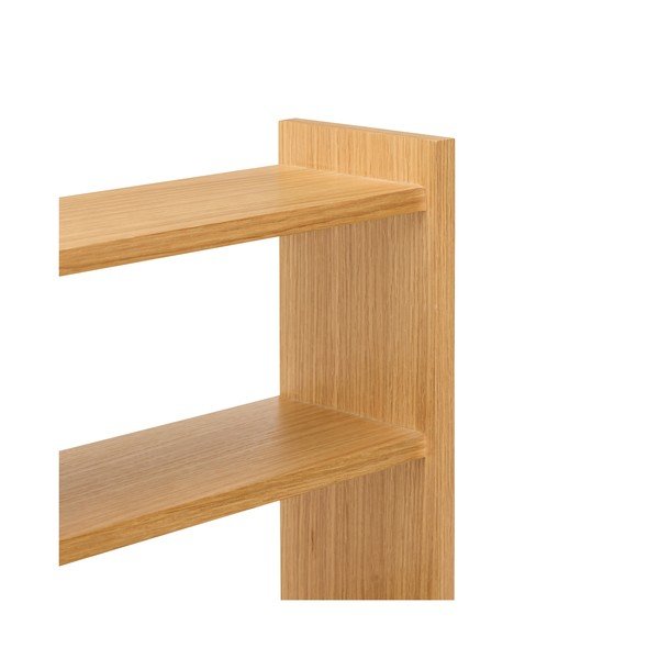 Večnivojska polica v hrastovem dekorju v naravni barvi 85 cm Kant – Hübsch-image-4