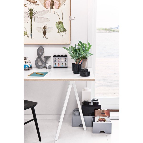 Siva kvadratna škatla za shranjevanje LEGO®-image-1