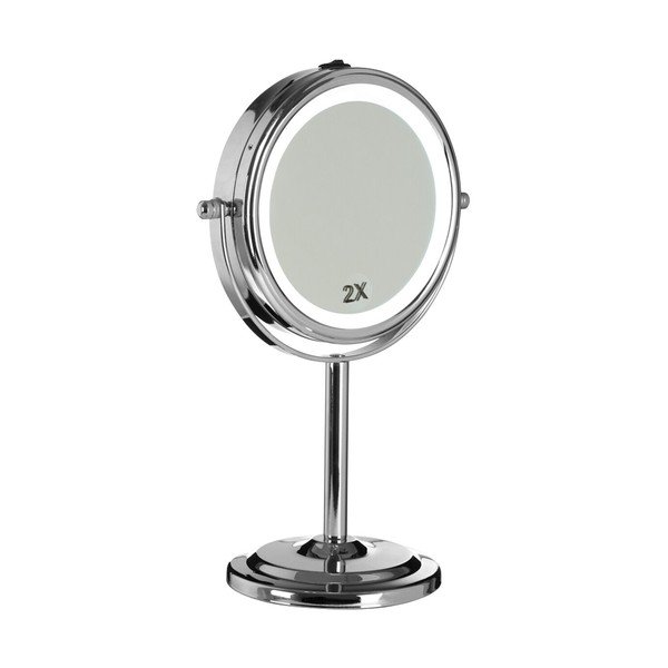 Kozmetično ogledalo z lučjo/povečevalno (2x povečava) ø 15 cm Cassini – Premier Housewares-image-2