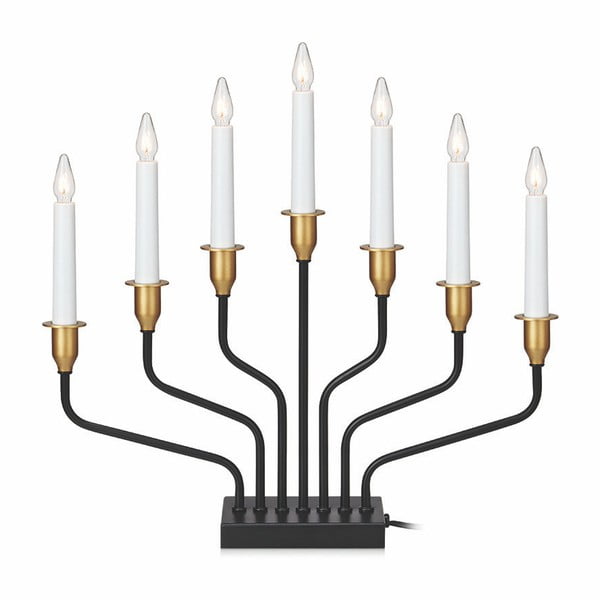 Črna božična svetlobna dekoracija Brosa – Markslöjd