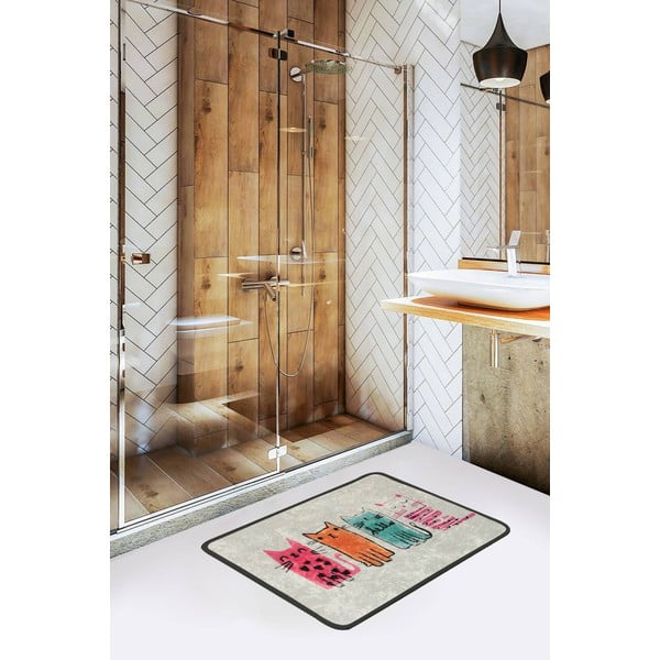 Kopalniška preproga 60x40 cm Baby Cats - Foutastic-image-1