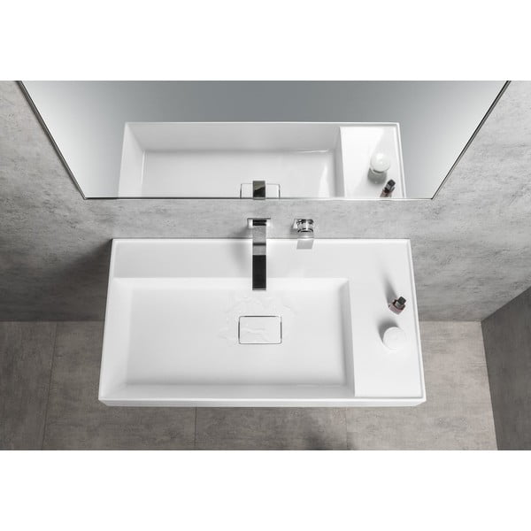 Mat črna vgrajena armatura za umivalnik (1 izhod) Latus – Sapho-image-3