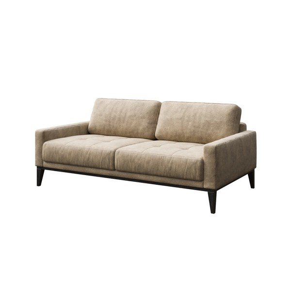 Bež kavč iz umetnega usnja MESONICA Musso Tufted, 173 cm-image-2