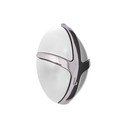 Bel/v sijajno srebrni barvi plastičen stenski obešalnik Tick – Spinder Design