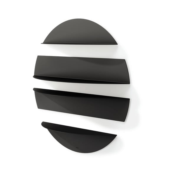 Črne kovinske police v kompletu 4 ks 76 cm Solis – Umbra-image-4