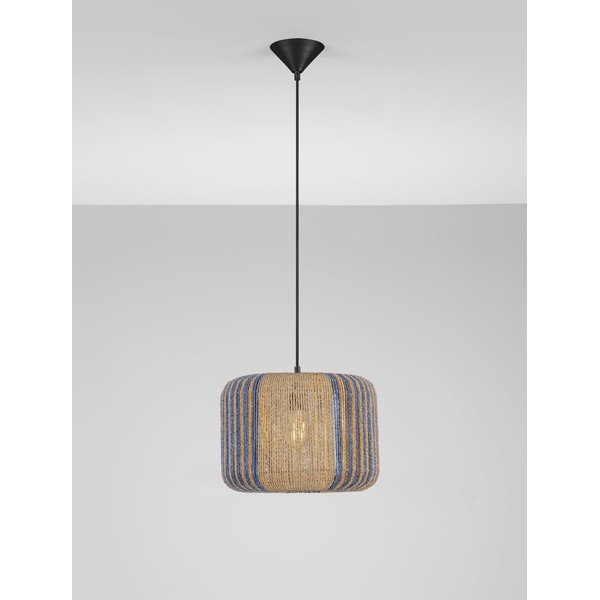 Modra/v naravni barvi viseča svetilka iz vrvi ø 33 cm Abby – Nova Luce-image-4