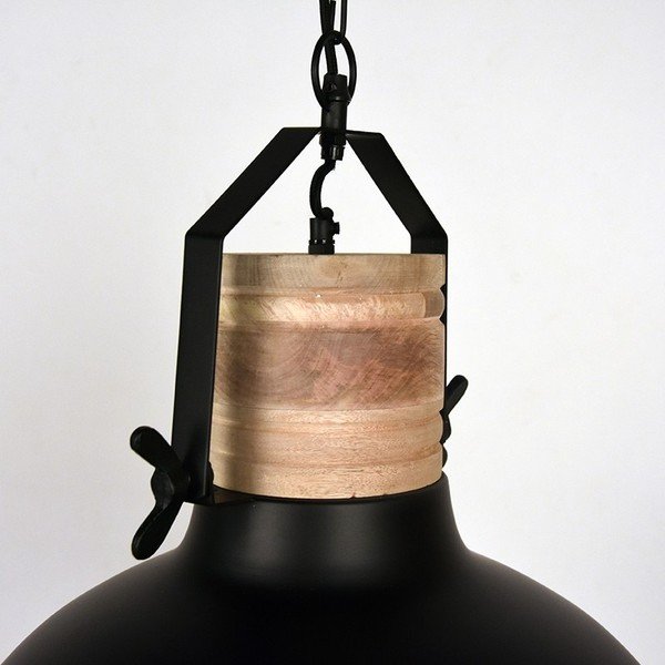 Črna stropna svetilka LABEL51 Mreža, ⌀ 52 cm-image-3