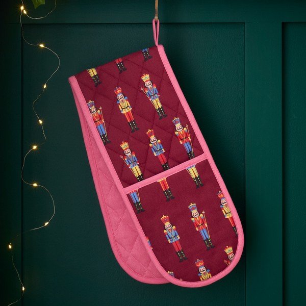 Bombažna kuhinjska rokavica z božičnim motivom Christmas Nutcracker – Catherine Lansfield-image-1