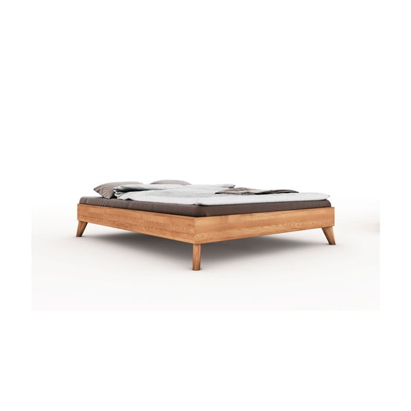 Zakonska postelja iz bukovega lesa 160x200 cm Greg - The Beds