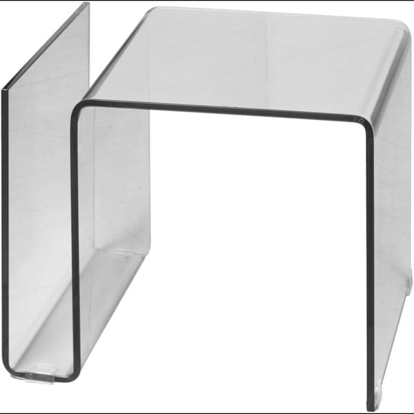 Variabilna steklena mizica s stojalom za revije Evergreen House-image-1