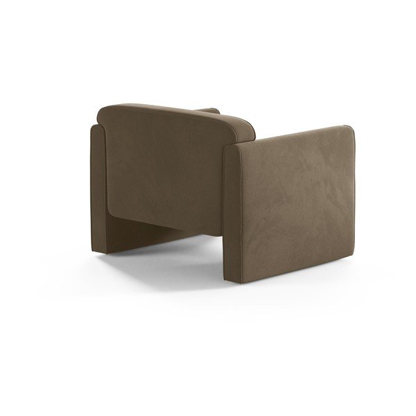 Sivorjav žameten fotelj Abby – Micadoni -image-2