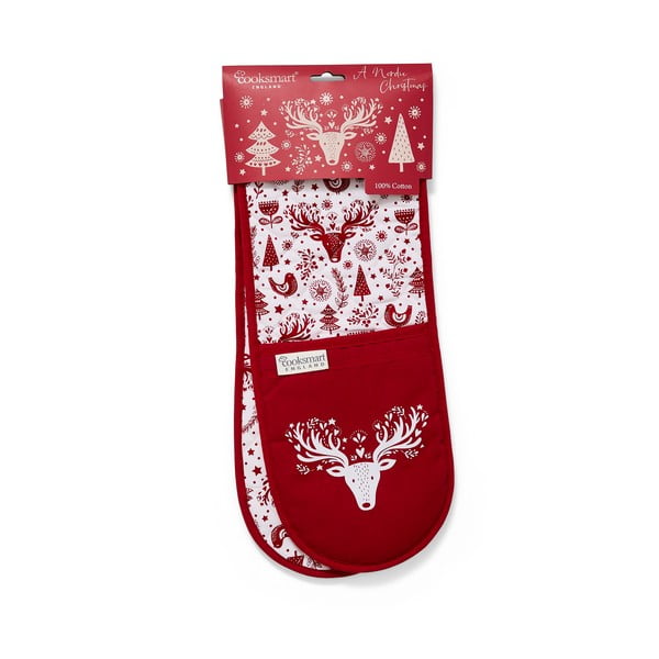 Bombažna kuhinjska rokavica Cooksmart ® A Nordic Christmas-image-1