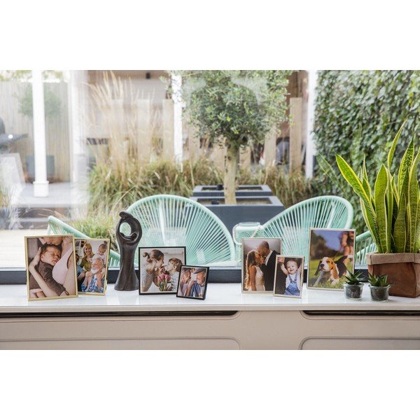 Kovinski stoječ/stenski okvir v zlati barvi 11x16 cm Sweet Memory – Zilverstad-image-3