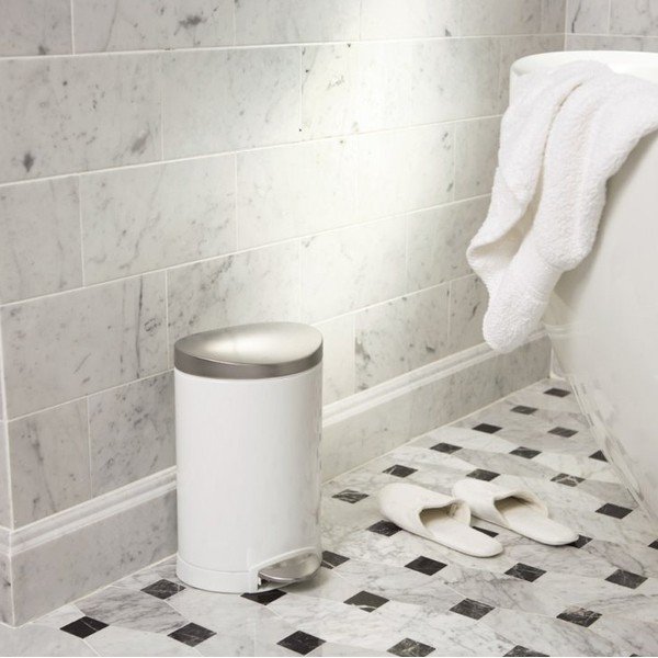 Kopalniška košara simplehuman 10 l, bela-image-1