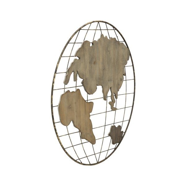 Mauro Ferretti Globe Map stenska dekoracija, ⌀ 88 cm-image-4
