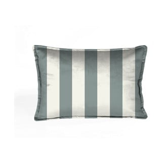 Modro-bela prevleka za blazino Velvet Atelier Stripes, 50 x 35 cm