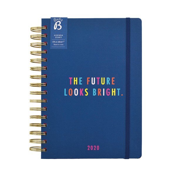 Temno moder dnevnik A5 za leto 2020 Busy B Vibrant Vibes, 208 strani-image-1