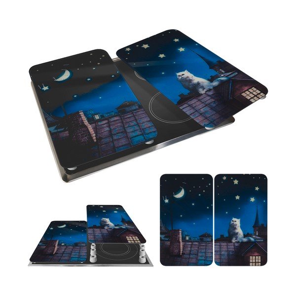 Zaščitne plošče za štedilnik iz kaljenega stekla 2 ks 30x52 cm – Maximex-image-3